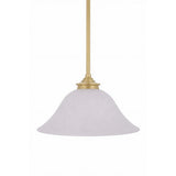 Lighting Insprirations Dallas Single 1 Light Pendant Satin Brass