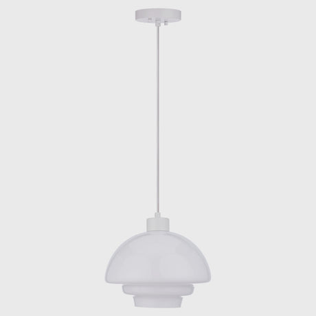 Lighting Insprirations Fenwick Pendant 28cm White