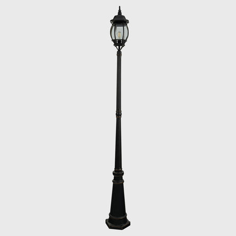 Lighting Insprirations Flinders Medium Ip44 Post Top On 3 Piece Post Antique Bronze