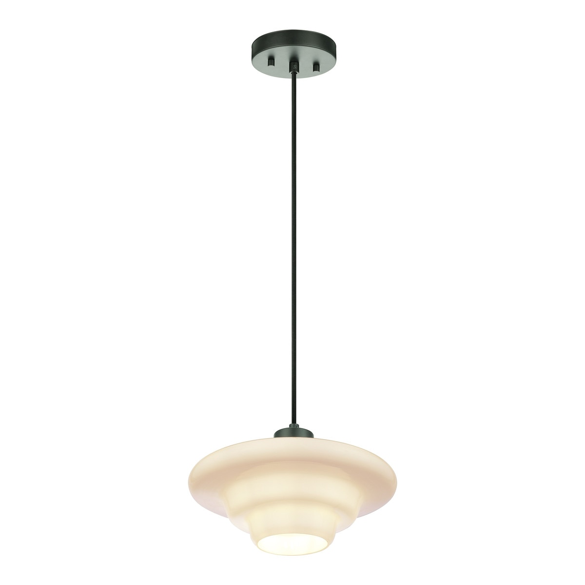 Lighting Insprirations Haywood Pendant 32cm Black