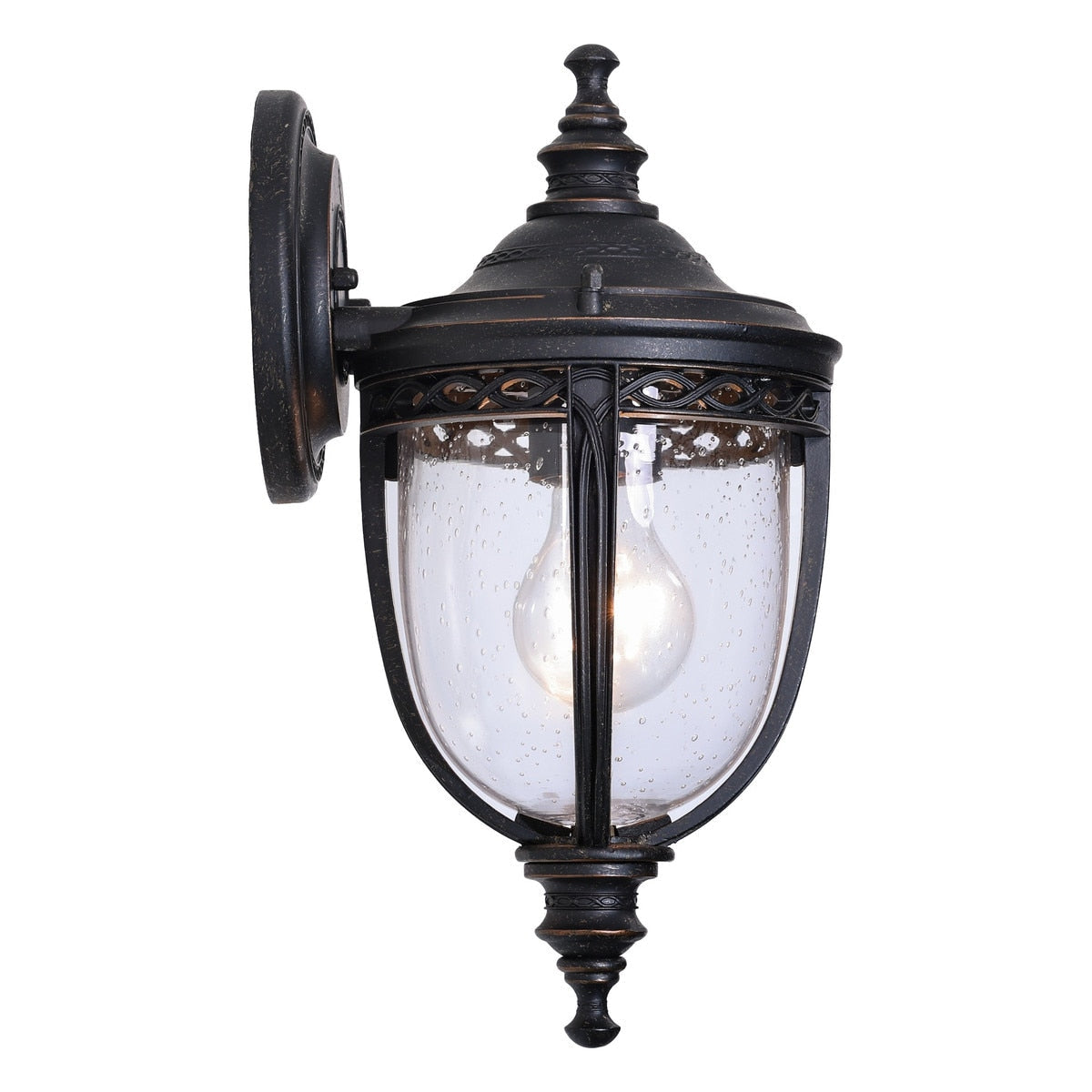 Lighting Insprirations Keppel Small Outdoor Wall Light Antique Bronze
