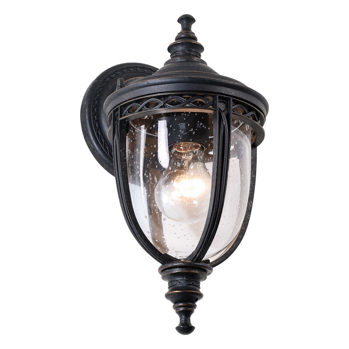 Lighting Insprirations Keppel Small Outdoor Wall Light Antique Bronze