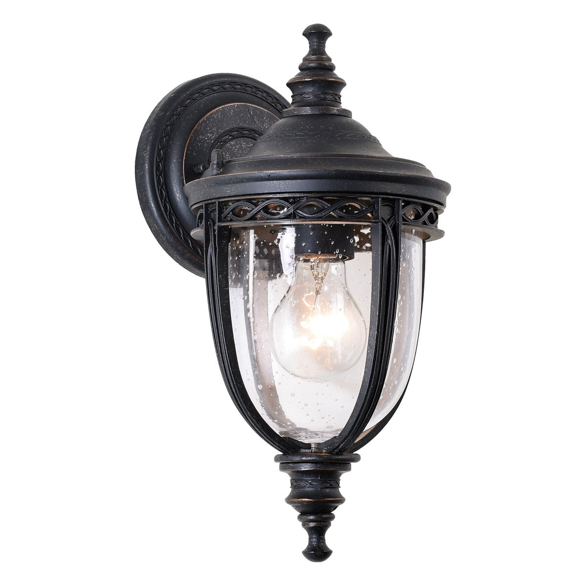 Lighting Insprirations Keppel Small Outdoor Wall Light Antique Bronze
