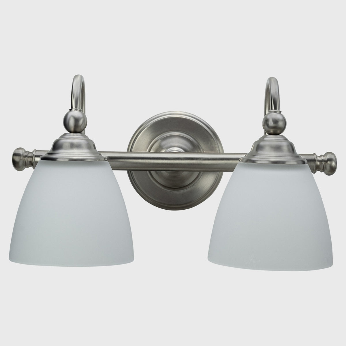 Lighting Insprirations Nova 2 Light Wall Bracket Brushed Nickel
