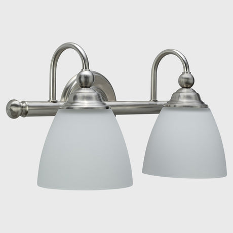 Lighting Insprirations Nova 2 Light Wall Bracket Brushed Nickel