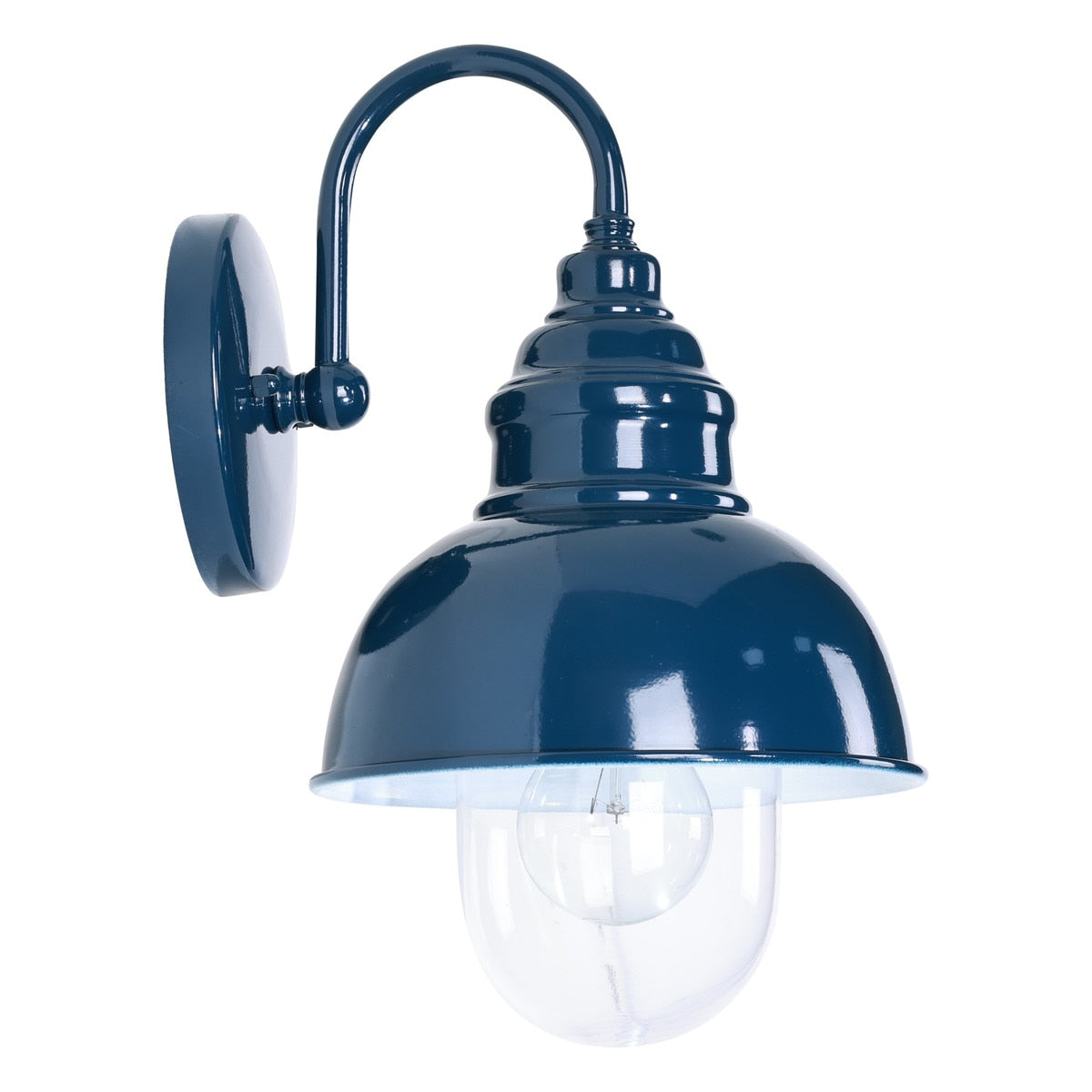 Lighting Insprirations Parkway Small Outdoor Wall Light French Blue