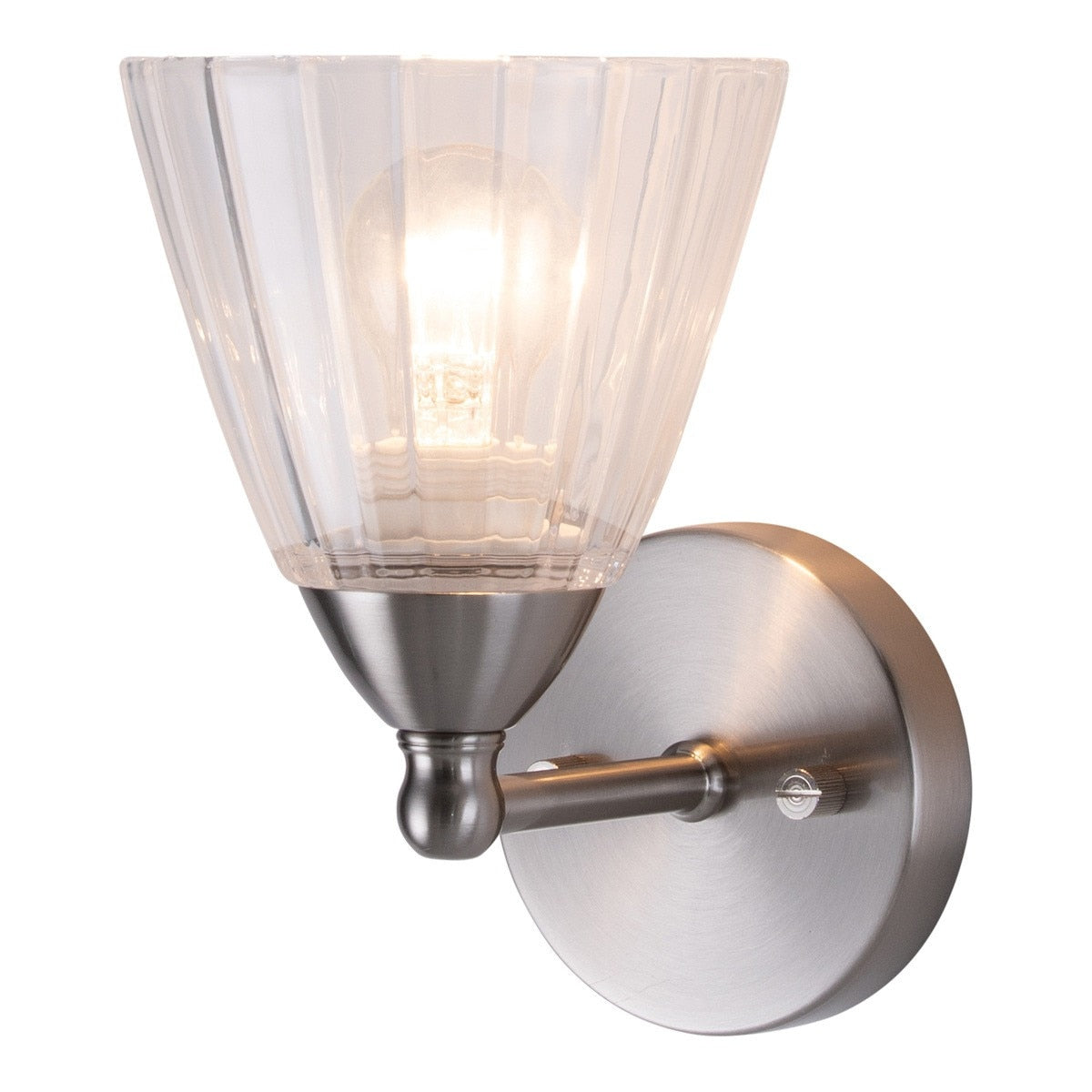 Lighting Insprirations Summit 1 Light Wall Bracket Brushed Nickel