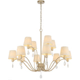 MALVERN 12 LIGHT PENDANT