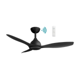 Black Energy-saving Martec Elite DC motor ceiling fan.