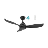 Black Martec Scorpion DC motor fan with energy-saving technology