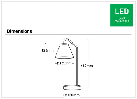 Mercator Clyde Table Lamp