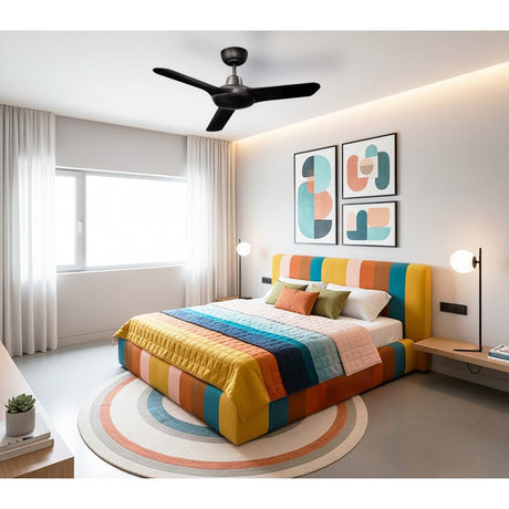 Ventair Spyda 900mm DC Ceiling Fan SPYDC903BL