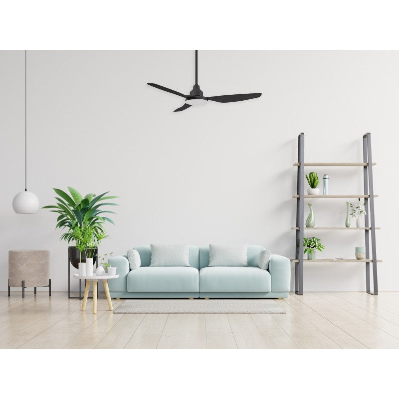 Ventair Glacier 1300mm Dc Ceiling Fan With Light GLA1303BL-L