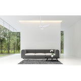 Ventair Glacier 1400mm Dc Ceiling Fan With Light GLA1403WH-L