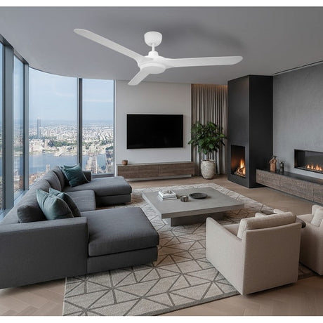 Ventair Spyda 1570mm DC Ceiling Fan SPYDC1573WH