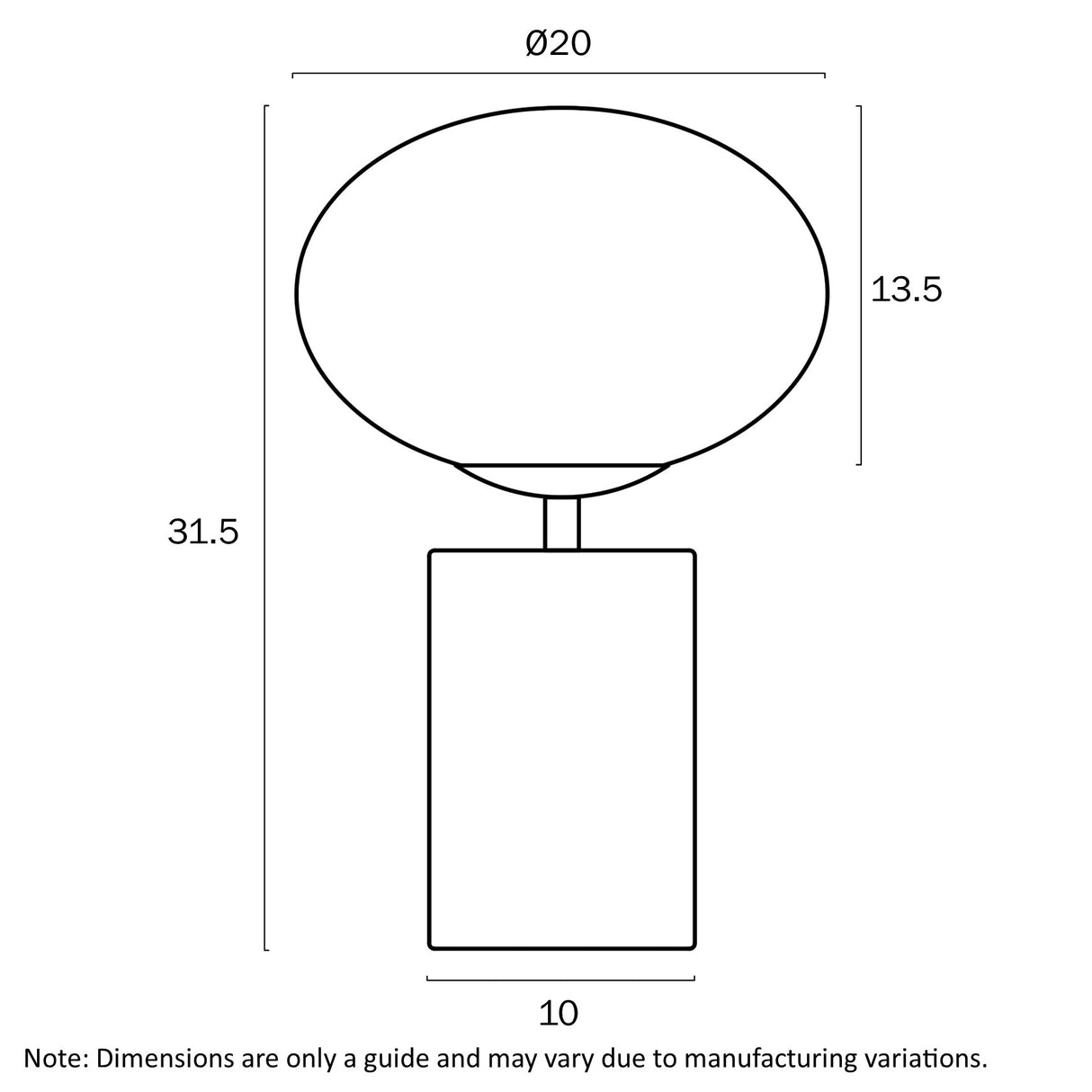 NOTAL TOUCH TABLE LAMP