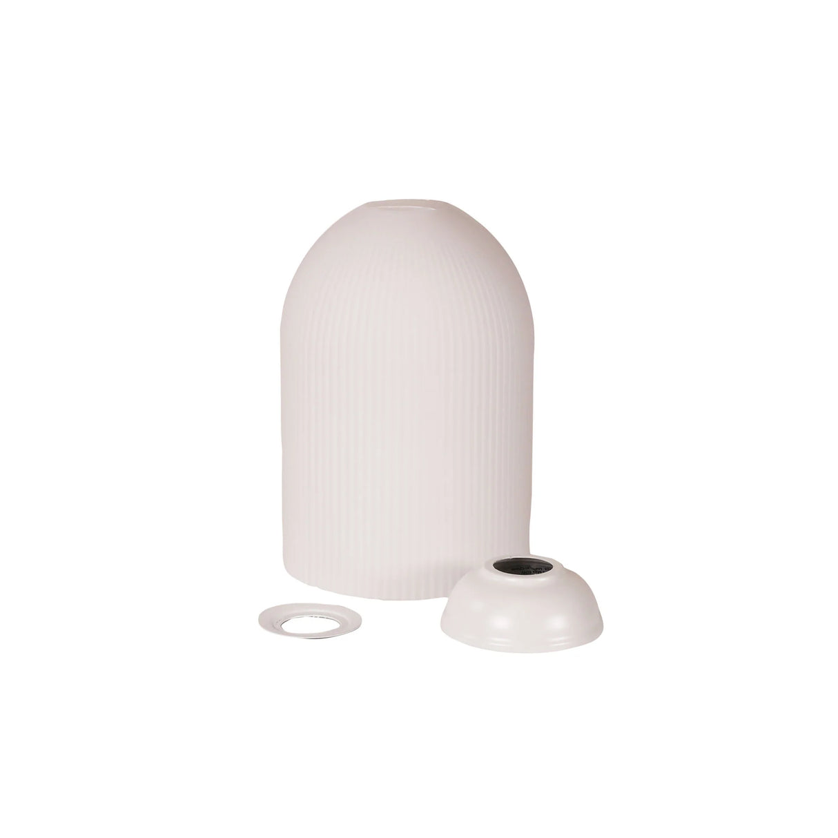 Oriel Lighting Arley Ribbed Glass DIY Shade