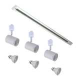 Oriel Lighting Baril 3 Track 3 Light White