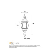Oriel Lighting Suits Highgate Replacement Post & Top