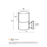 Oriel Lighting Wanaka Outdoor Wall Light