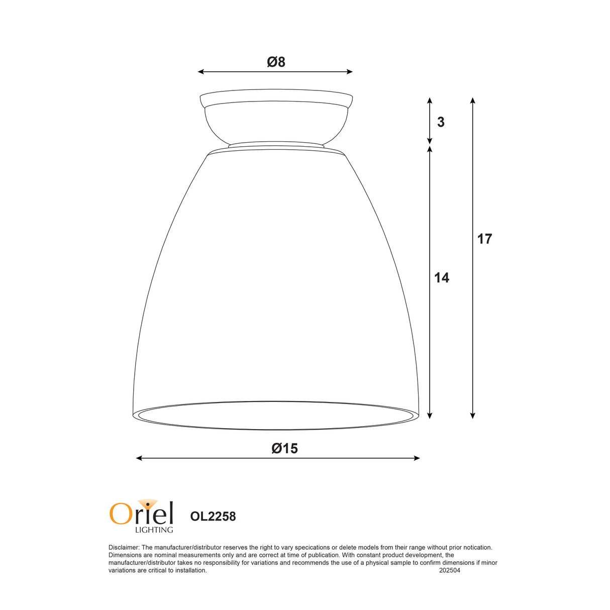 Oriel Warwick DIY Black Clear Glass