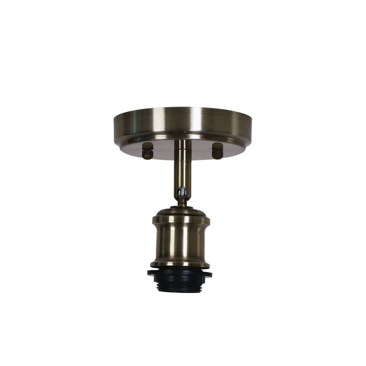 Oriel Bradway CTC Antique Brass E27 Ceiling and Wall Mount