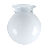 Oriel JETBALL 20 DIY Glass Ceiling Light with Opal Glass