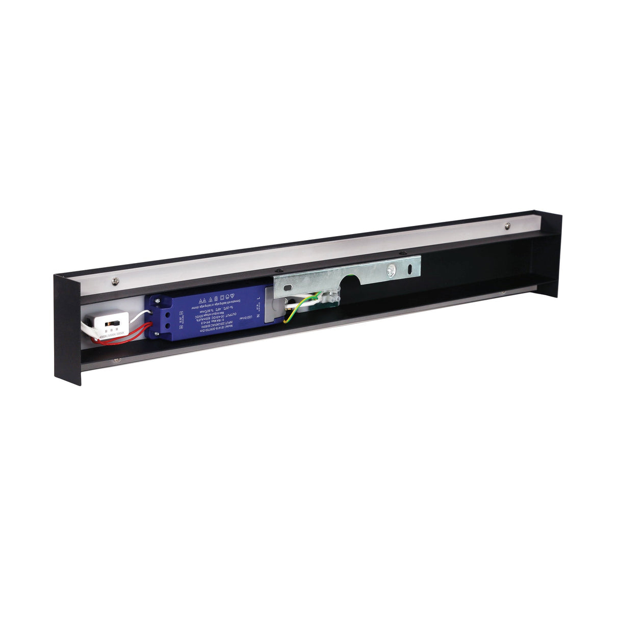 Oriel Rafter.60 Black Tticolour Led Wall Light