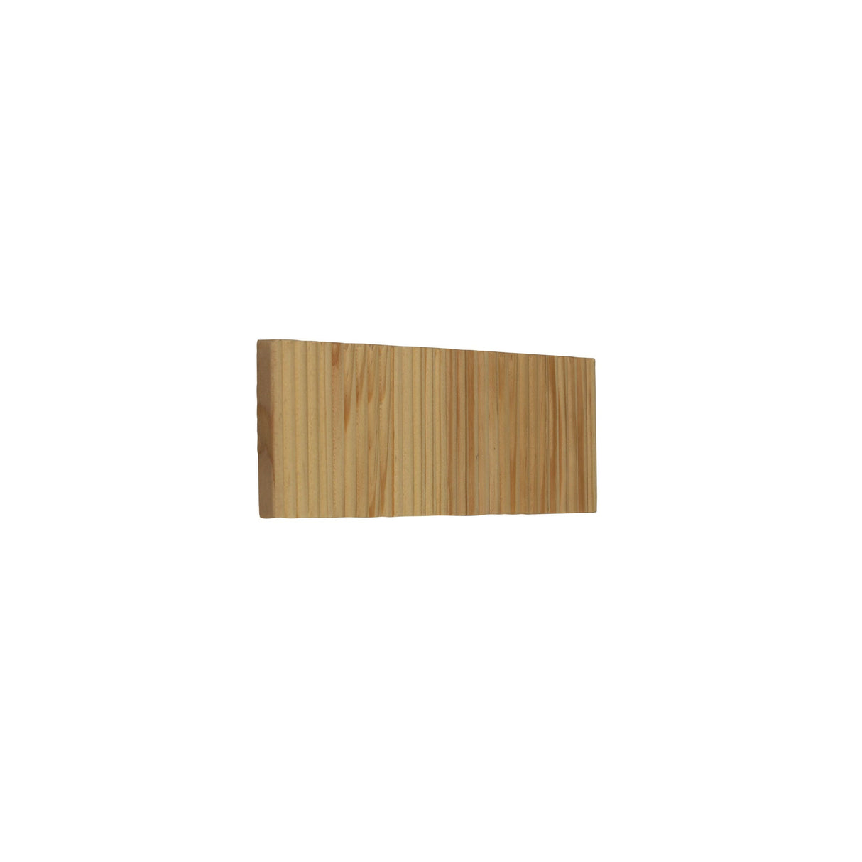 Oriel Rafter.60 Scalloped Wood Tticolour Led Wall Light