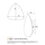 Oriel Reul.20 Tri-Colour LED Wall Light