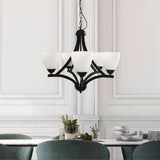 Oriel Roxby 5 Pendant Traditional Metal Chandelier