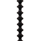 Oriel Spindle Black Floor Lamp with Shade