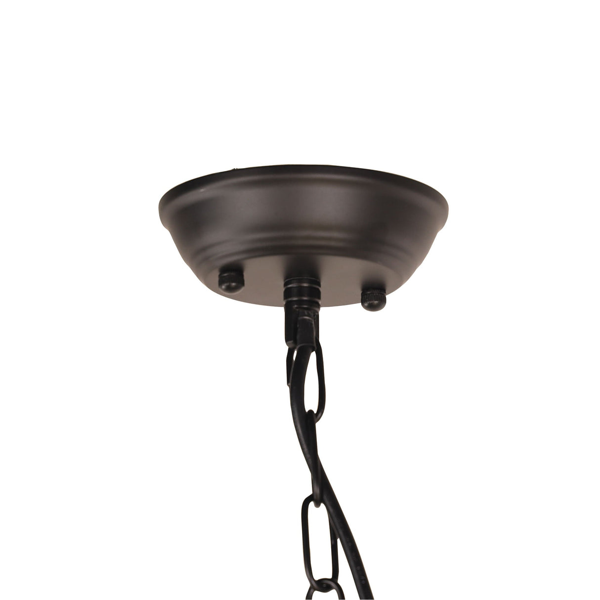 Oriel Woodgate Black Classic 3 light Pendant
