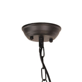 Oriel Woodgate Black Classic 3 light Pendant