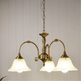 Oriel Woodgate Satin Brass Classic 3 light Pendant