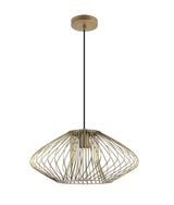 CLA Parrilla Interior Oval Cage Iron Pendant Lights OD440mm