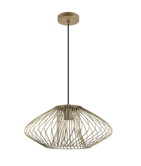 CLA Parrilla Interior Oval Cage Iron Pendant Lights OD440mm