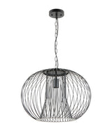 CLA Parrilla Interior Round Cage Iron Pendant Lights