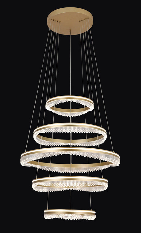 PHL6201-5 5 Ring Glacier Pendant