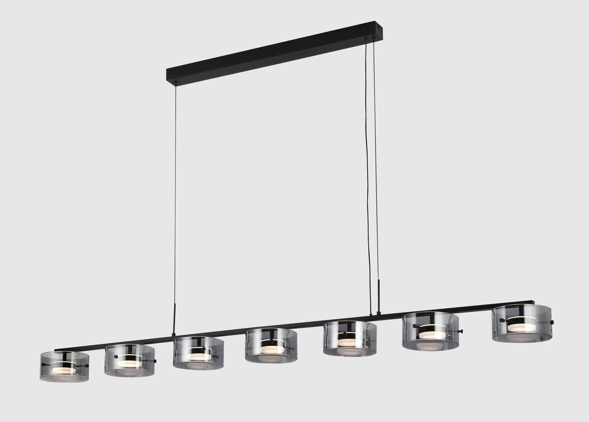 PHL6203-7/BK Tekapo 7 Light Pendant