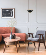 CLA Progetto Iron Matte Up Light Floor Lamps