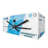 Ventair Sovereign DC 1500mm Ceiling fan Black