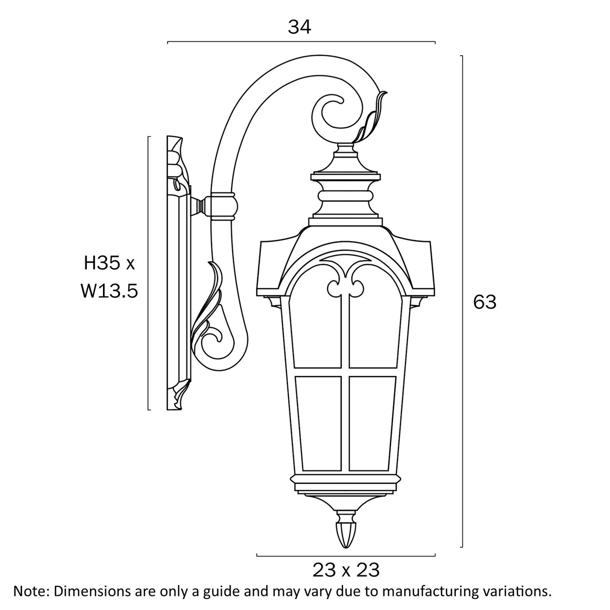 SHELTON EXTERIOR WALL LIGHT