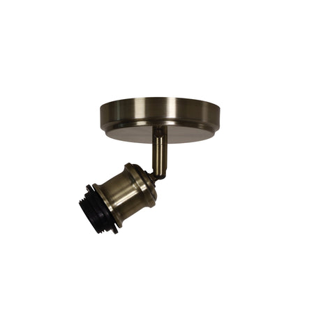 Oriel Bradway CTC Antique Brass E27 Ceiling and Wall Mount