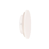 Oriel Dot.20 Scalloped Plaster Tri-Colour LED Wall Light