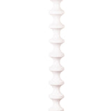 Oriel Spindle White Floor Lamp with Shade