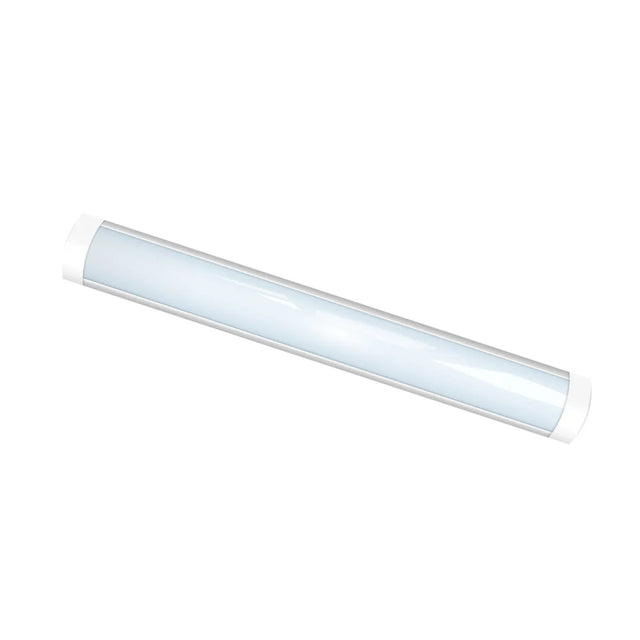 Teblix indoor ceiling batten light - the Blade 36 W 3CCT—providing selectable warm, natural, or cool white illumination.