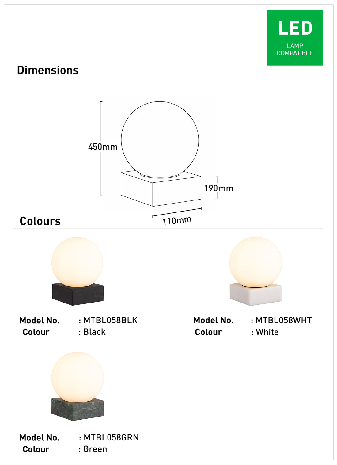 Mercator Elric Table Lamp