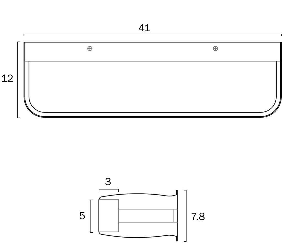 Telbix Keylor Large Led Wall Light