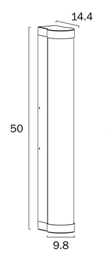 Telbix Gevet 50cm Exterior Wall Light